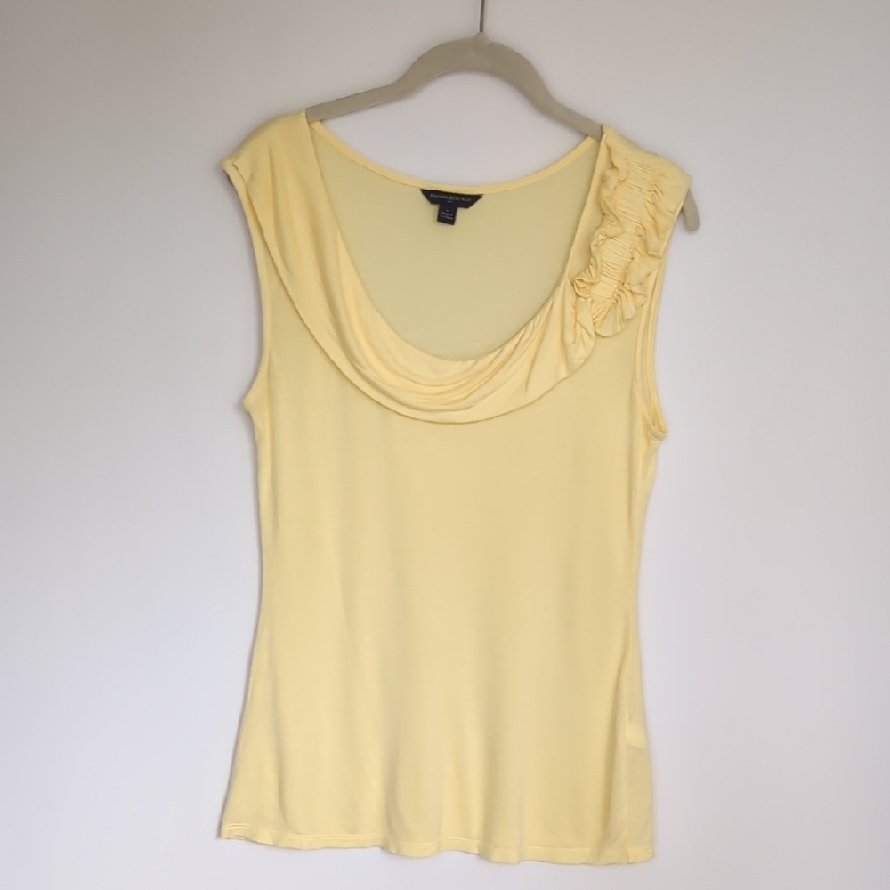Banana Republic Light Yellow Tank Top